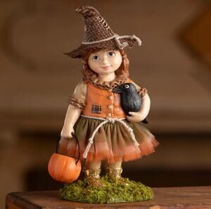 Bethany Lowe Scarecrow Autumn Girl Fall Harvest Figurine NEW
